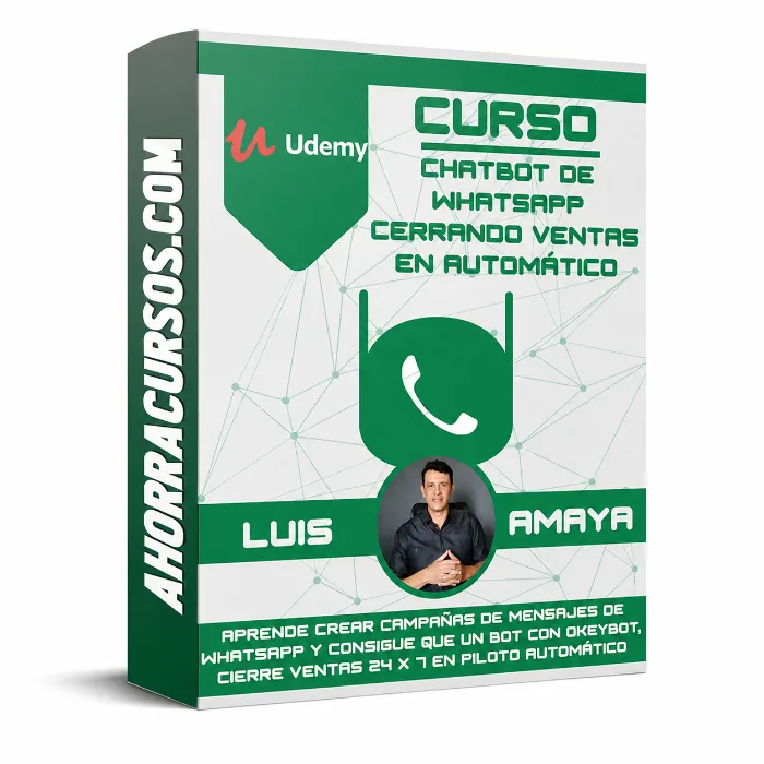 Curso Chatbot de Whatsapp cerrando ventas en automático – Udemy