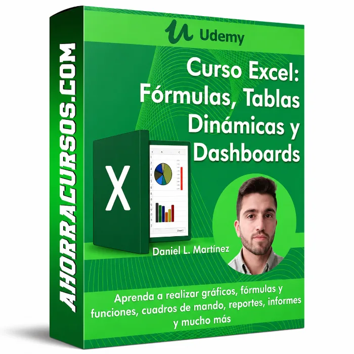 Curso Excel – Fórmulas, Tablas Dinámicas y Dashboards – Udemy