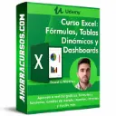 Curso Excel – Fórmulas, Tablas Dinámicas y Dashboards – Udemy