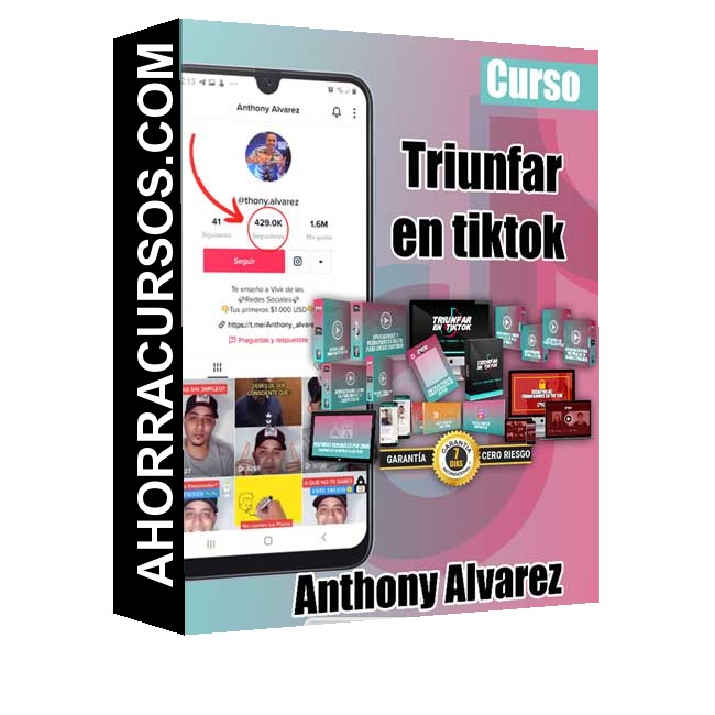 Curso triunfar en tiktok – Anthony Alvarez