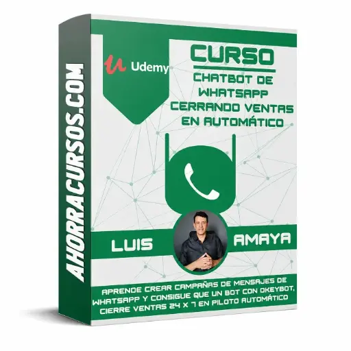 [$ 4,99] Curso Chatbot de Whatsapp cerrando ventas en automático