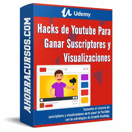 [$ 4,99] Curso Hacks de Youtube Para Ganar Suscriptores y Visualizaciones – Udemy