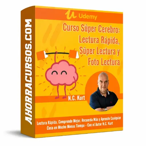 [$ 2,99] Curso Súper Cerebro: Lectura Rápida, Súper Lectura y Foto Lectura – Udemy