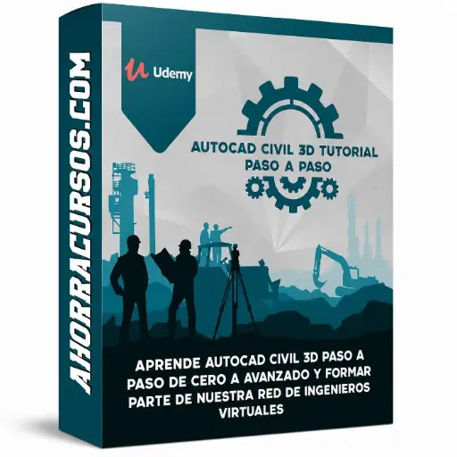 [$ 2,90] Autocad Civil 3D Tutorial Paso a Paso – Udemy