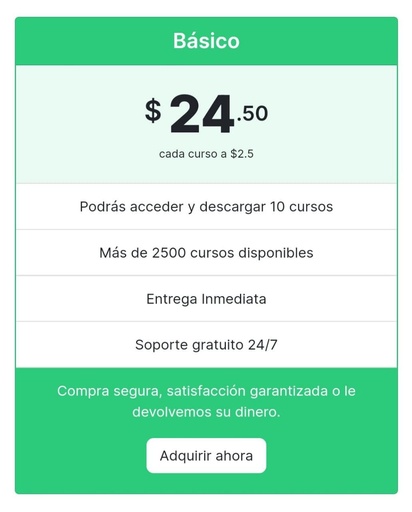 Super Paquete Básico